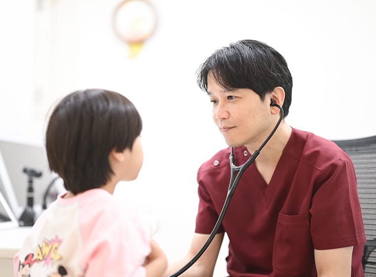 小児科専門医・アレルギー専門医が診察します