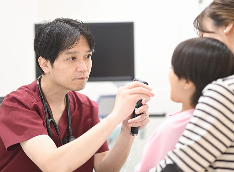 親子で一緒に受診できます